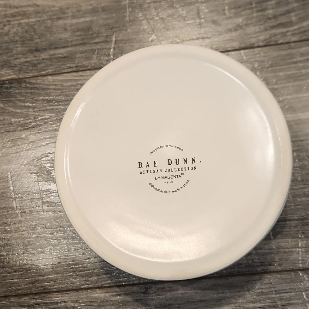 EUC Rae Dunn Paws Off Dog Dish